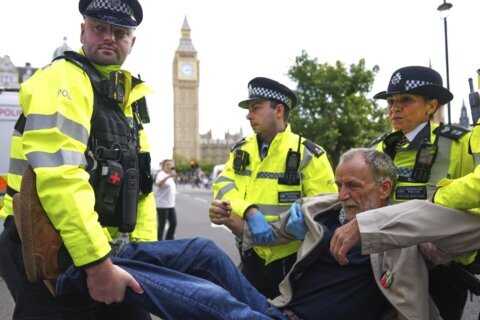 Police arrest more than 400 at London protest supporting banned group Palestine Action
