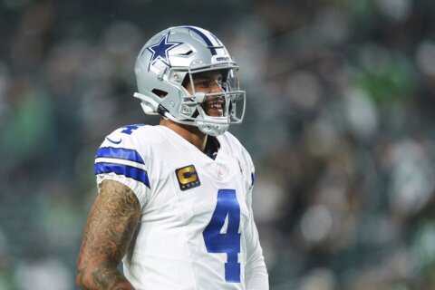 Eagles’ Jalen Carter ejected for spitting on Cowboys’ Dak Prescott