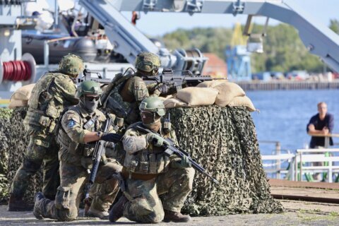 Germany leads a military exercise in the Baltic as tensions with Russia simmer