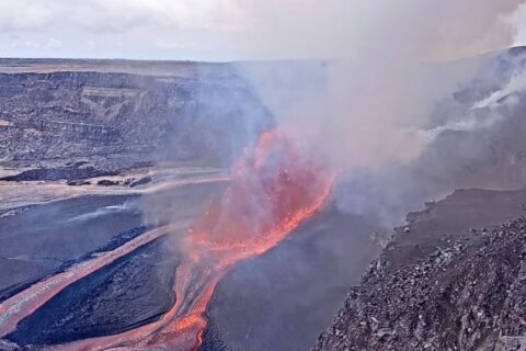 Hawaii's Kilauea volcano erupts with lava pouring out from multiple vents