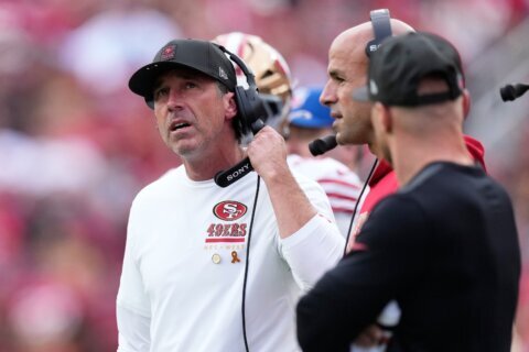 Niners’ Robert Saleh regrets ‘bad choice of words’ in sign-stealing compliment to Jags’ Liam Coen