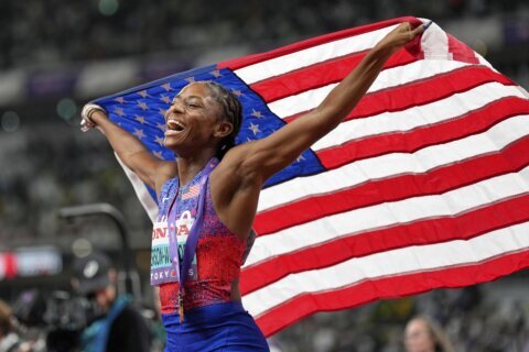 New US sprint star Melissa Jefferson-Wooden helped save her dad's life when she was 17