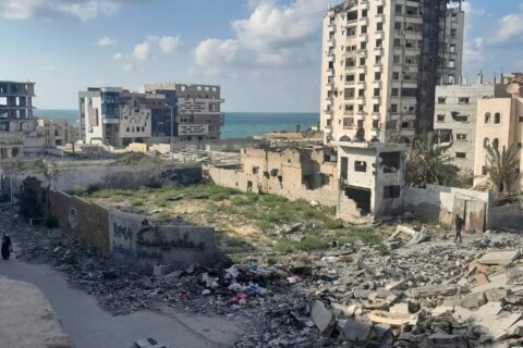 A mother stranded in Gaza City says she and her daughters are ‘waiting to die’