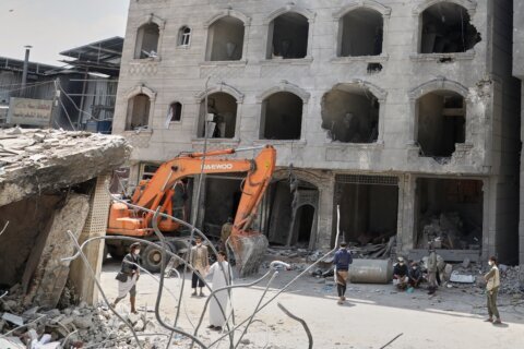 Israeli strikes on Yemen’s capital kill at least 9 people and injure scores, the Houthi rebels say