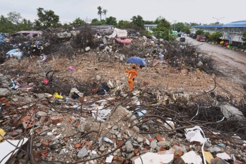 AP visit to Myanmar highlights its struggle to rebuild after an earthquake while a civil war rages