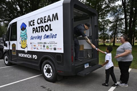 Freeze! Police ice cream trucks seek to portray officers in a positive light