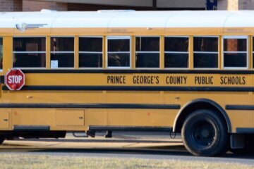 Prince George's County school bus cropped for feature image