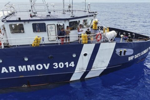 Chinese and Philippine ships collide near disputed shoal in South China Sea