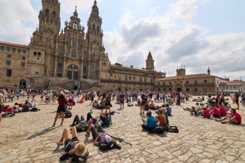 Pilgrims turn Spain’s Santiago de Compostela into the world’s latest overtourism flashpoint