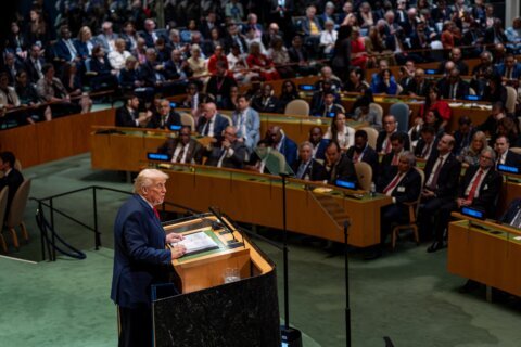 Trump says he was victim of ‘triple sabotage’ at UN and Secret Service is looking into the matter