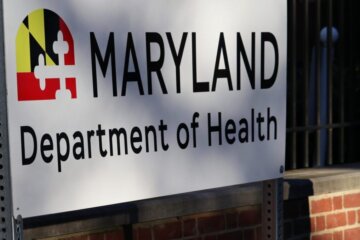 Sign for the Maryland Department of Health