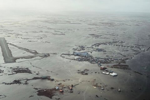Evacuees detail harrowing scenes of flooding in coastal Alaska villages as airlift continues