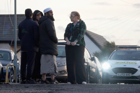UK prime minister condemns suspected arson attack on mosque in English coastal town