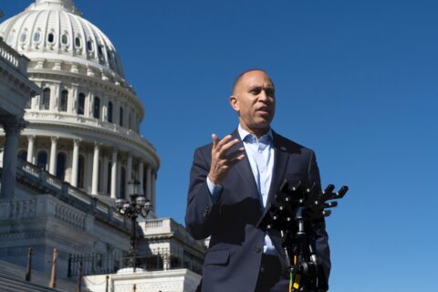 Pardoned Capitol rioter charged with threatening to kill Hakeem Jeffries