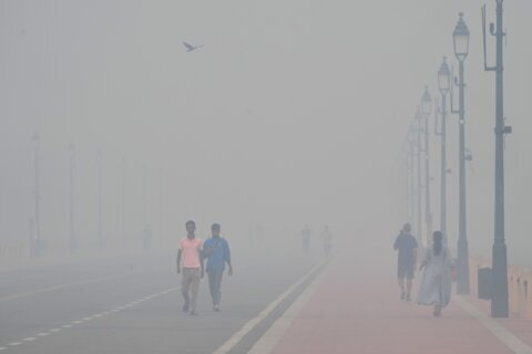 Thick, hazardous smog blankets New Delhi after Diwali fireworks