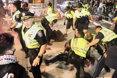 Pro-Palestinian protesters arrested in Boston after clash with police