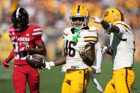 Arizona State hands No. 7 Texas Tech its first loss with late drive in 26-22 win