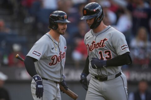 Dingler’s homer leads Tigers over Orioles 4-1 for doubleheader split, stopping 8-game losing streak