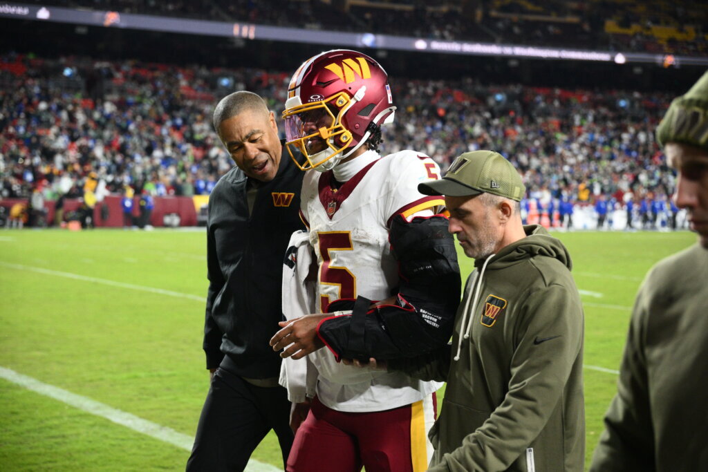 Column: Jayden Daniels’ 7-game 2025 cameo made Commanders’ collapse a mirage