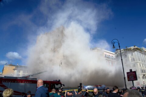 Hopes dashed as man extracted from partially collapsed medieval tower in Rome dies soon after