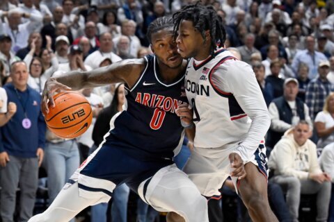 Arizona jumps to No. 2 behind Purdue in AP Top 25, Alabama into top 10; Kansas falls out of rankings