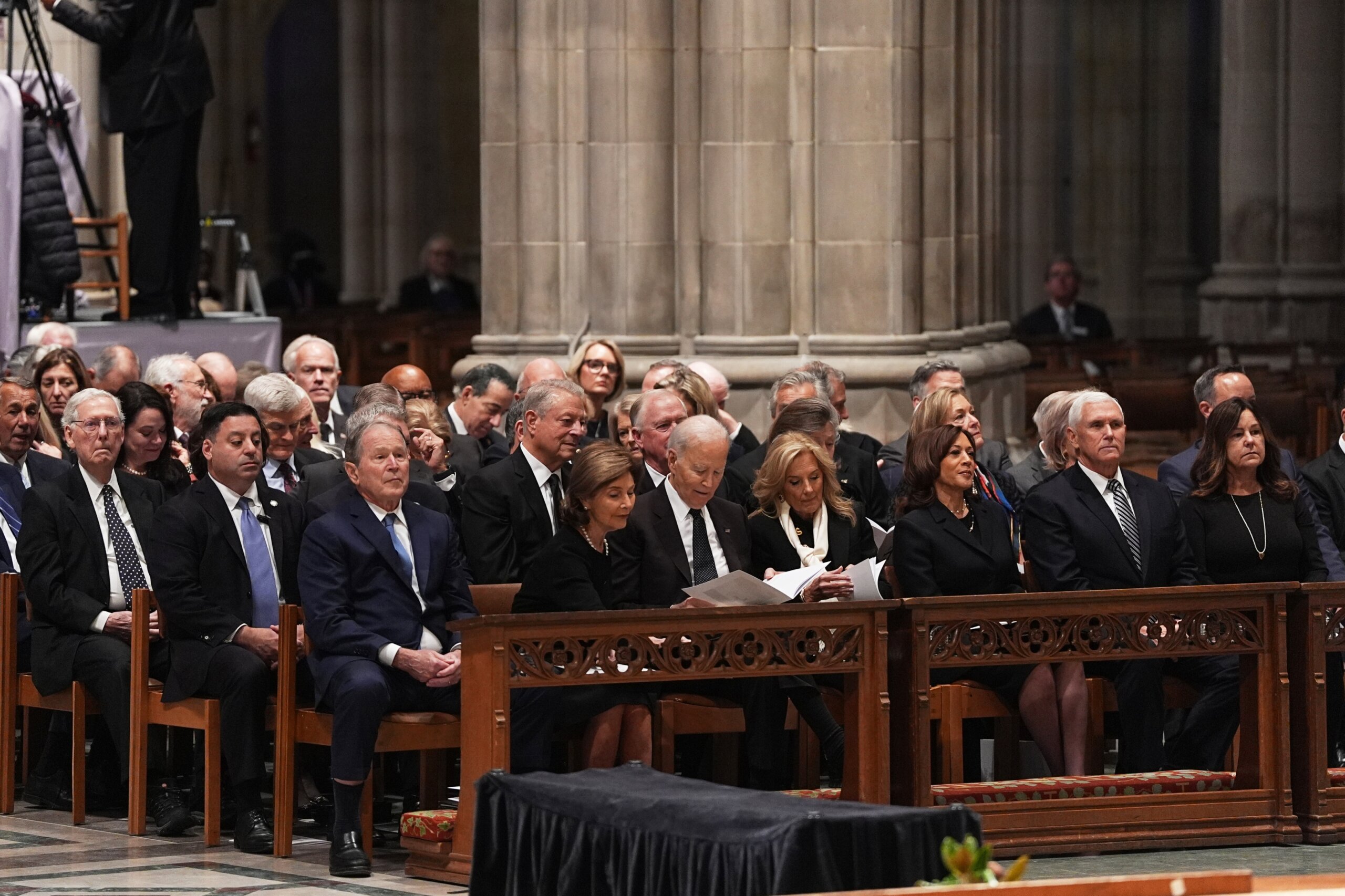 Who was in attendance–and who wasn’t–at Dick Cheney’s funeral