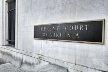 sign on building reading Supreme Court of Virginia