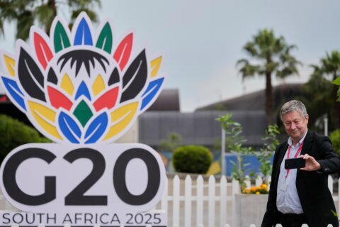 Leaders adopt a declaration at the start of South Africa’s G20 summit despite US opposition