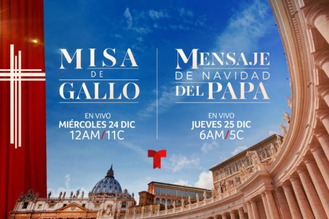 Telemundo celebra la Noche Buena con la Misa de Gallo en vivo desde el Vaticano