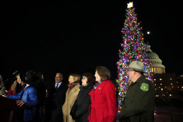 WATCH: National Christmas Tree lighting in DC