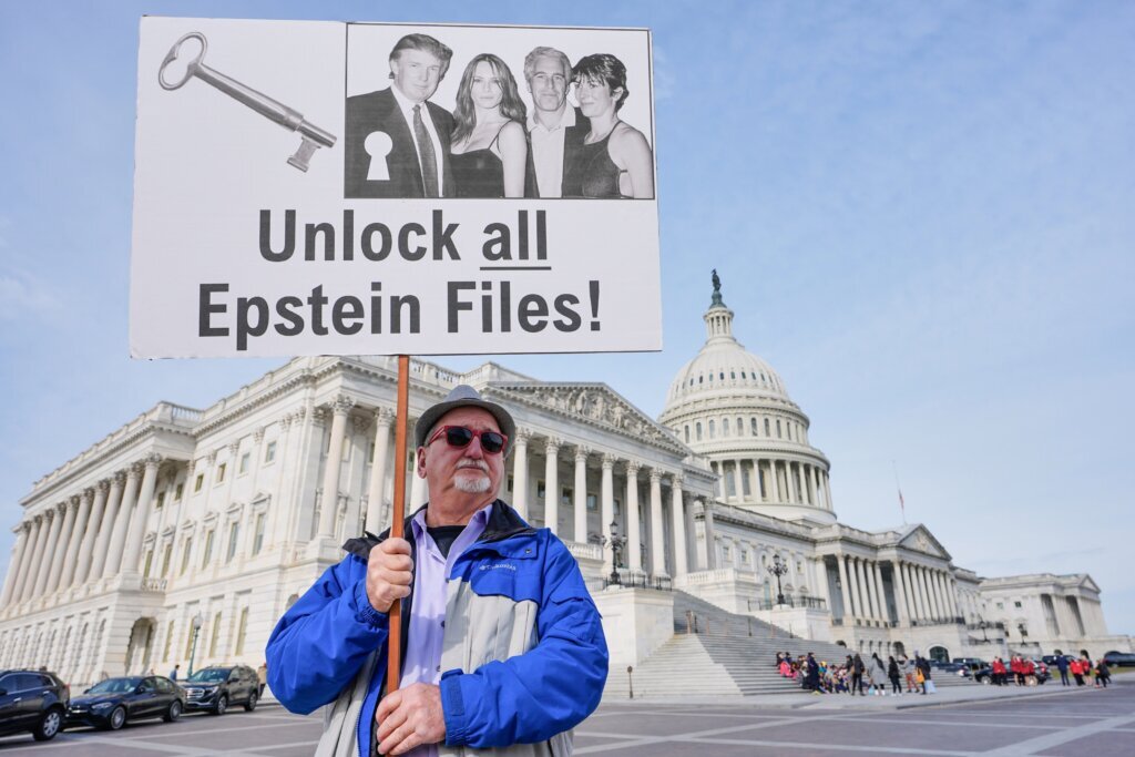 The Latest: Justice Department releases some case files on Jeffrey Epstein
