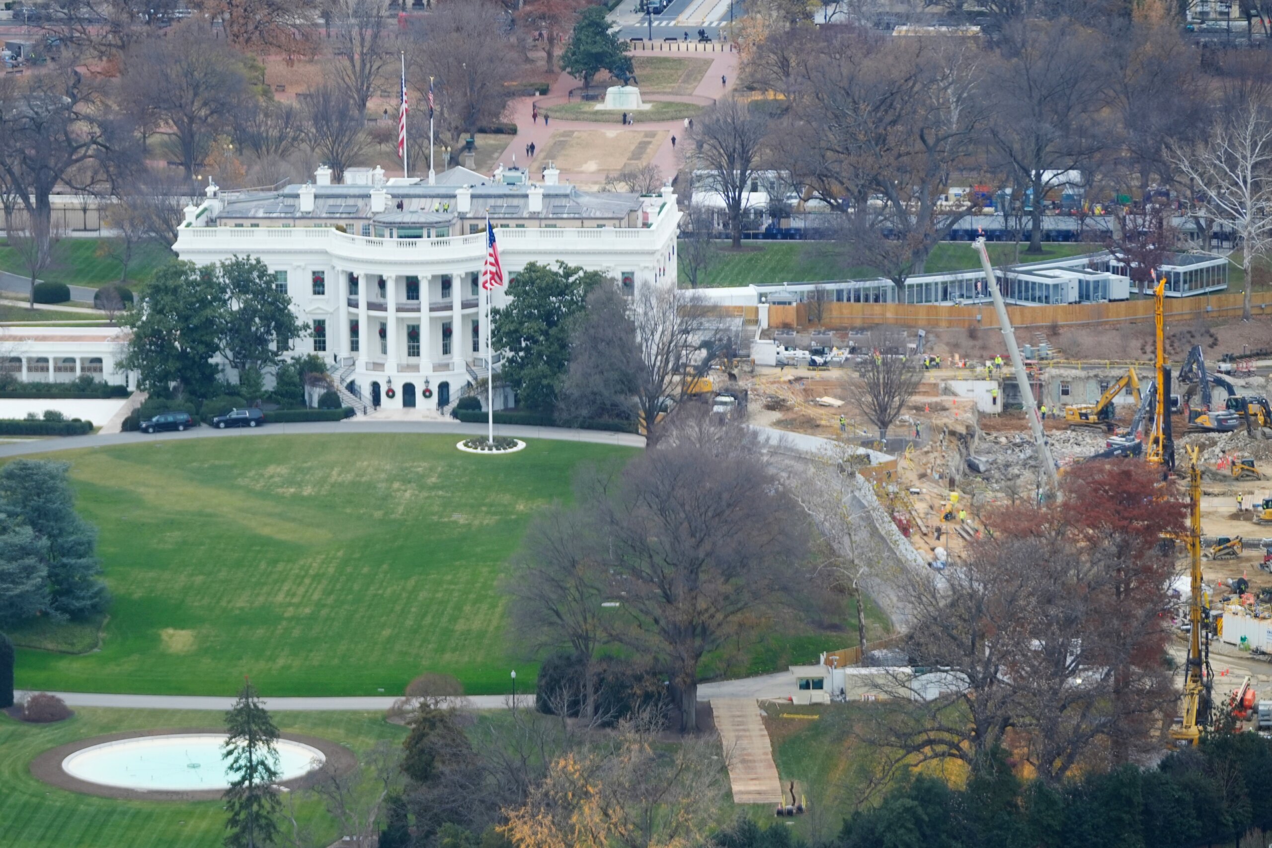 White House ballroom construction