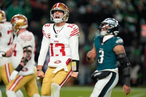 Purdy, 49ers eliminate defending Super Bowl champion Eagles with 23-19 win in wild-card game