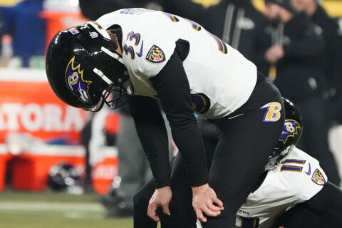 Season of the kicker unravels with missed field goal sending Ravens home and Steelers to playoffs