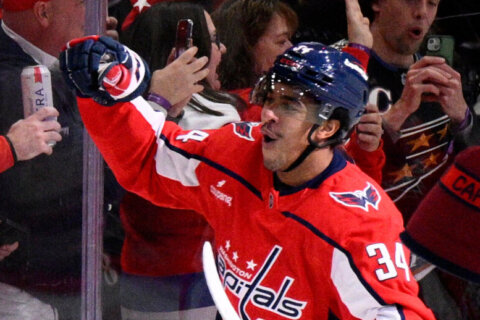 Sourdif scores in OT to give Capitals 4-3 comeback victory over Hurricanes