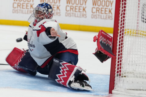 MacKinnon has 2 goals and an assist to reach 1,100 points, Avs beat Capitals 5-2