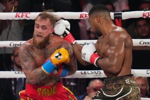 Jake Paul drops out of WBA cruiserweight rankings after loss to Anthony Joshua