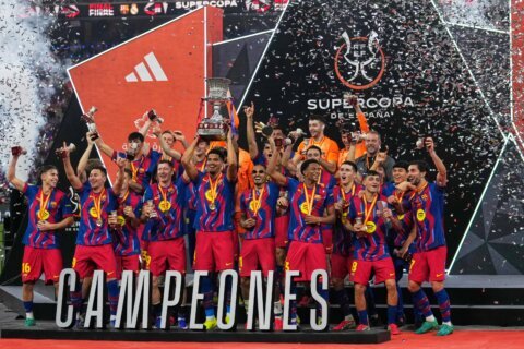 Barcelona beats Real Madrid again to win Spanish Super Cup in Saudi Arabia clasico