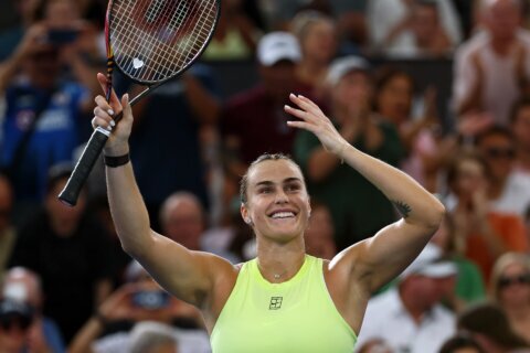Sabalenka wins Brisbane final amid frosty exchange with Kostyuk