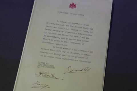 Centuries of love letters go on display at the National Archives in London