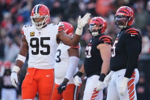 Myles Garrett breaks NFL single-season sack record with 23 and laments not getting 2 more
