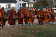 Monks' 'Walk for Peace' brings rolling road closures to DC region