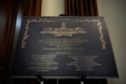 This Jan. 6 plaque was made to honor law enforcement. It's nowhere to be found at the Capitol