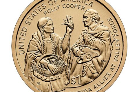 Polly Cooper, an Oneida woman who helped save Washington’s army, is honored on $1 coin