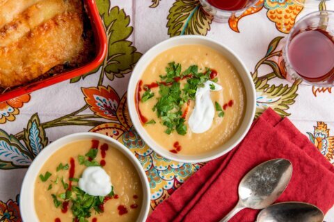 Warm up with creamy rutabaga, parsnip and cheddar soup