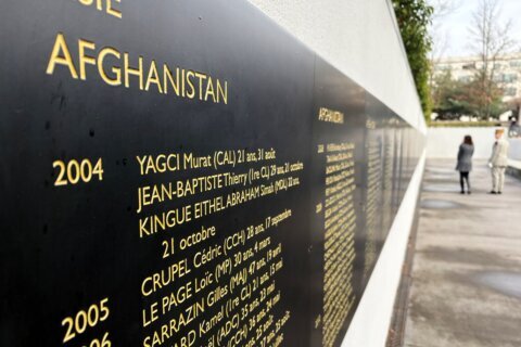 France honors fallen soldiers in Afghanistan after Trump’s false claim about NATO troops