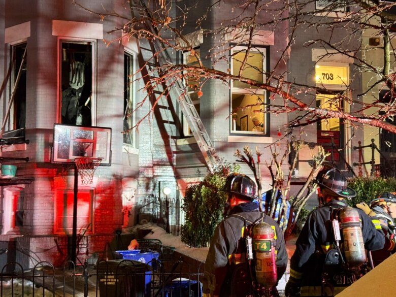 Woman, two firefighters injured in Southeast DC rowhouse fire