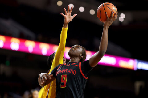 Garzon’s clutch 3-pointer lifts No. 12 Maryland women over USC 62-55