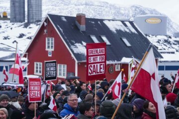 Greenland US Protest