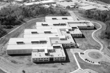 Aerial view of Museum Support Center in Suitland, Marylan